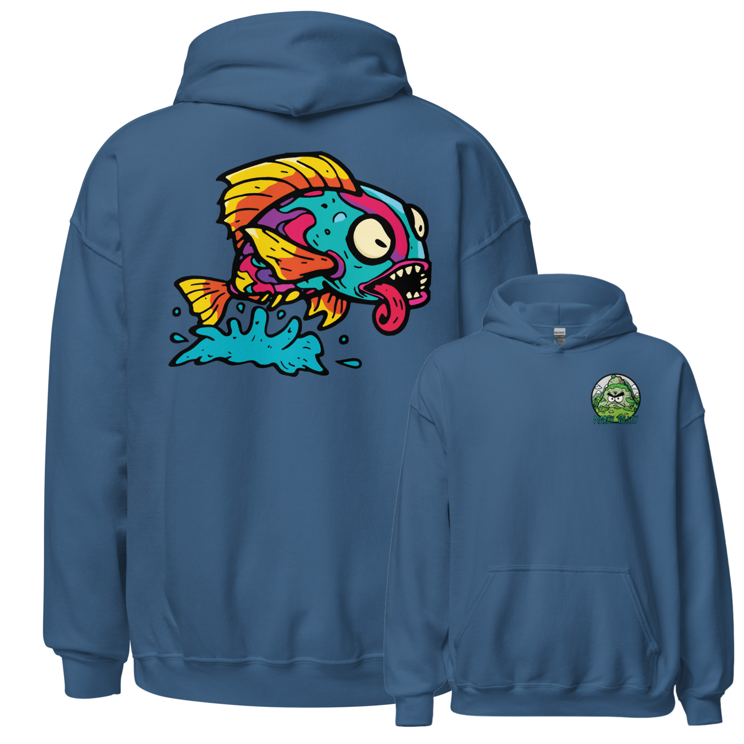 Fishy One Hoodie (Back Print)